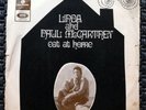 Linda and Paul McCartney Eat At Home Promo Portugal 7/45 Rare Beatles