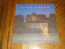 GREG BROWN / IN THE DARK WITH YOU   Red House Album w Lyric Insert   NEAR MINT