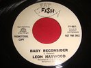 LEON HAYWOOD. BABY RECONSIDER. FAT FISH DJ. STYRENE ORIGINAL. EXCELLENT