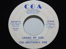 The Brotherly Five 45 Losing My Girl CGA Demo Modern Soul Group Harmony Northern