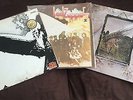 1st press LED ZEPPELIN LP's Atlantic Records I SD 8216, II SD 8236, IV SD 7208