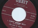 Gospel Soul 45 Sons Of Jordan 'I Don't Know Why' Orbit Hear