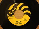 ROBERT PARKER Walkin' *ACROSS THE TRACK* New Orleans R&B 45 on RON 331