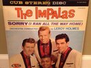 THE IMPALAS SORRY I RAN ALL THE WAY HOME  RARE ORIG CUB STEREO LP EX DOO WOP