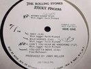 Rolling Stones Sticky Fingers Whitel Label Mono Promo LP COC 59100