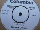 FRANKIE LYMON THUMB THUMB FOOTSTEPS COLUMBIA 45 DB 4073 THE TEENAGERS DEMO VINYL