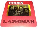 THE DOORS L.A. WOMAN DIE CUT WITH YELLOW INSERT NEAR MINT LP VINYL RECORD