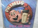 PRIMUS SUCK ON THIS  LP Record Vinyl 33 1989 RARE SIGNED AUTOGRAPHED   FREE SHIP