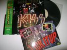 Kiss Lick it Up RARE Japan Press Vinyl LP Card