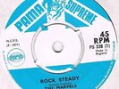 THE MARVELS Rock steady / Be my baby Pama Supreme PS 338 Rare rocksteady 1971