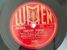 Chansons Nicoises Martha Angelici Eugene Bozza Lumen 78rpm