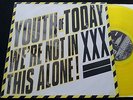 Youth of Today - We're not in this alone LP rare YELLOW Vinyl