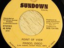 Point Of View 45 SUNDOWN Frisco Disco RARE MODERN SOUL BOOGIE FUNK LISTEN