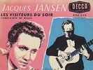 45T EP autographe Jacques PREVERT les visiteurs du soir /// jeux interdits