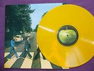 The Beatles,Abbey Road,Rare YELLOW MARBLE VINYL album.not picture disc.