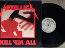 METALLICA Kill Em All 1983 MEGAFORCE MRI069 Silver Label METALLUS MAXIMUS +INNER