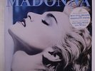 MADONNA: True Blue LP (Australia, blue vinyl, w/ poster & inner, title toc, tin