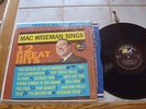 MAC WISEMAN Mac Wiseman Sings 12 Great Hits LP ORIG SHRINK DOT STEREO NEAR MINT