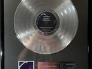 Metallica Metallica Black Album platin Schallplatte goldene gold record