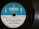 BOBO JENKINS Democrat Blues BAD LUCK Chess # 1565 78 rpm  Record Jukebox 1950's