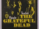GRATEFUL DEAD: Truckin' / Ripple 45 (Germany, original green label, textured co