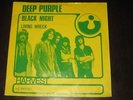 Deep Purple rare '70 45 Black Night / Living Wreck in orig. PS    