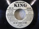 THAT AIN'T NOTHING BUT RIGHT - MAC CURTIS KING PROMO WHITE LABEL