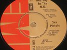 Sex Pistols - Anarchy In The UK - Original UK 1976 EMI 7