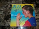 Devo Rare Authentic Signed Vinyl Lp Record Alan Myers Bob1 Bob2 Mark Gerald REAL