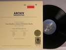 BACH “Cello Suites 3 & 4” PIERRE FOURNIER Archiv Red Stereo 198187 NM/NM