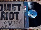 SIGNED BY BAND Quiet Riot Q R III Original LP with inner WOW