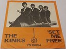 THE KINKS - SET ME FREE - HOLY GRAIL 1965 100% TRUE NORWAY 45 - UNIQUE PS - 1$