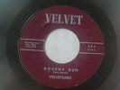 Velvetones-Doheny Run/Static- Killer Garage Surf Instrumental 45 on Velvet 101