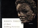 ALP 1548 & 1549 BACH GOLDBERG VARIATIONS ROSALYN TURECK. RED/GOLD LABEL