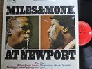 VG+ Miles Davis Thelonious Monk at Newport Columbia 2 Eye CS 8978 LP