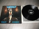 WARRANT First Strike RARE 1st PRESS LP 1985 Running Wild Celtic Frost Overkill