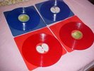 *BEATLES* 1962 to 1966 / 1967 to 1970 - 1978 UK *RED / BLUE VINYL* 4LP