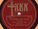 2 GENNETT Fraternal Racist vanity records 1920s SPECIAL - BRIGHT FIERY CROSS