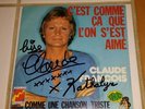 Claude François disque dédicacé
