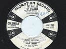 JOHNNY WESTERN 45RPM '58 COLUMBIA THE BALLAD OF PALLADIN TV SHOW THEME PROMO