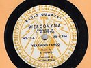 78 RPM Russian   Radio Quartet, WERCOVYNA Tea Foxtrot By B. Piurko (Russian)