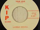 LaVerne Stovall 45 KIP Your Love RARE ROCKABILLY LISTEN