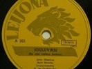 SULO SAARITS - JOULUVIRSI (CHRISTMAS SONG) 1950's (?) Finland / Finnish 78rpm VG