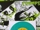 THE CRAMPS - VOODO IDOLS poster sleeve GREEN VINYL [ HOT SPOT RECORDS ] rare 7