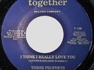 Three prophets / Billy Scott northern soul 45 record I think I really love you