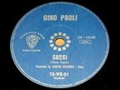 78 RPM SPLIT  EMILIO PERICOLI al di la GINO PAOLI sassi ORIG BRAZIL RARE EDIT EX