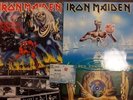 Iron Maiden 2 LPs Number of the Beast + Seventh Son of a Seventh Son + Ticket