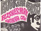 ROCKING GHOSTS Flowerman SUPERB RARE danish psych 45 mod UNCOMPED Fading Yellow