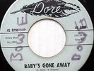 THE SUPERBS 45 Baby's Gone Away DORE Vocal Group DOO WOP Soul #D59