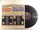 the beatles vs. the four seasons 2lp vee jay dx 30  vg+/vg+ w/poster